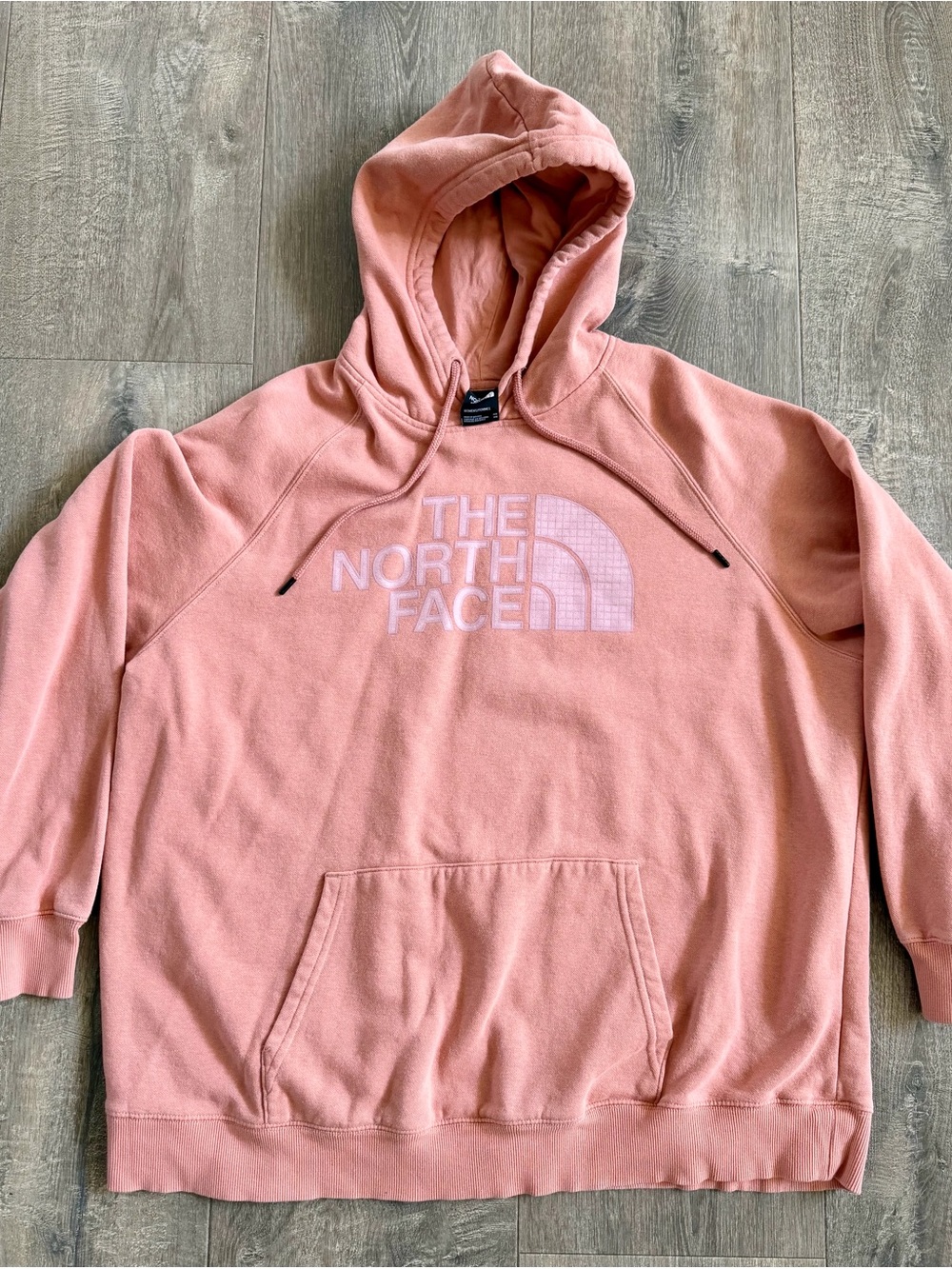 The North Face Dusty Pink Pullover Hoodie with Logo